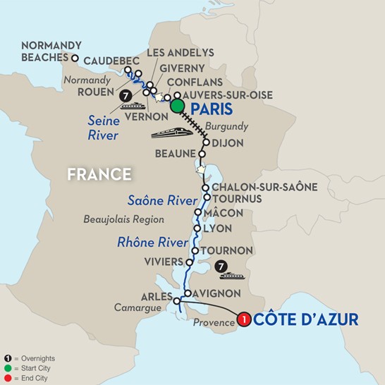 Grand France - Avalon Waterways Cruises