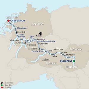 CLICK HERE for Avalon MAGNIFICENT EUROPE River Cruise MAP!!