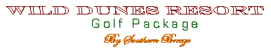 Wild Dunes golf packages