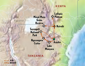 East African Hemingway Safari by Abercrombie and Kent