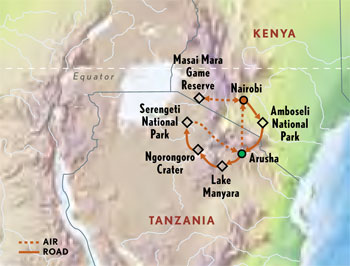 East Africa Wildlife Discovery by Abercrombie and Kent