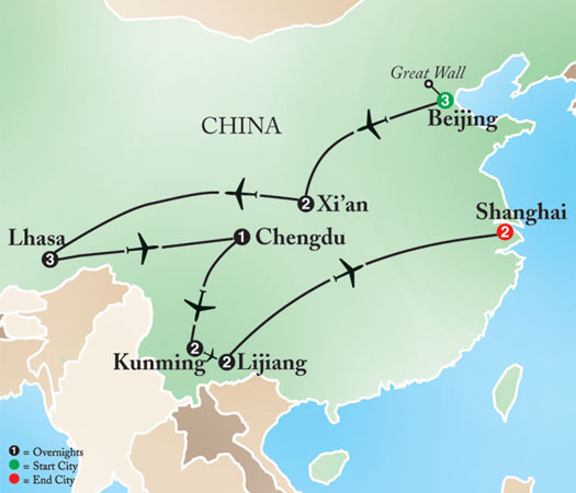 Intriguing China and Tibet by Globus Tours