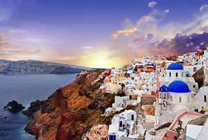 Touring Santorini